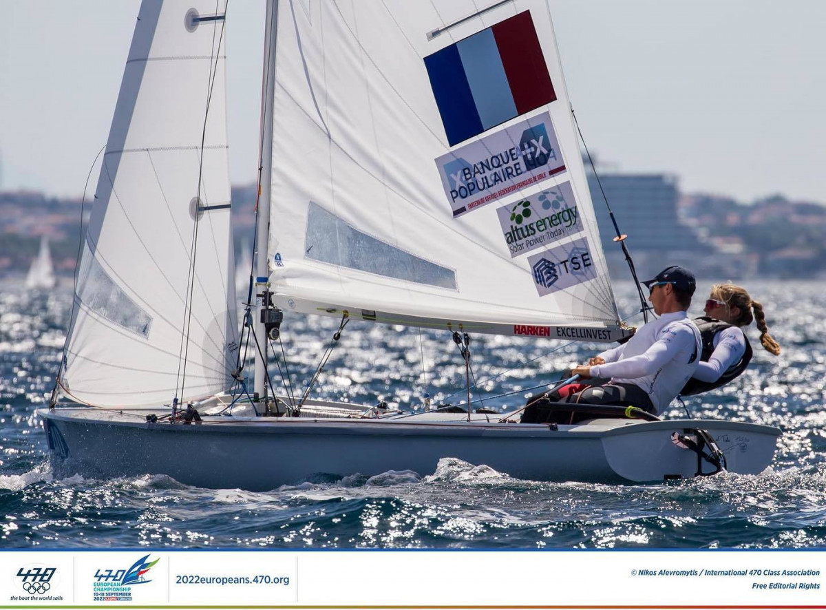 Lucie et Matisse lors de l'Européen 2022