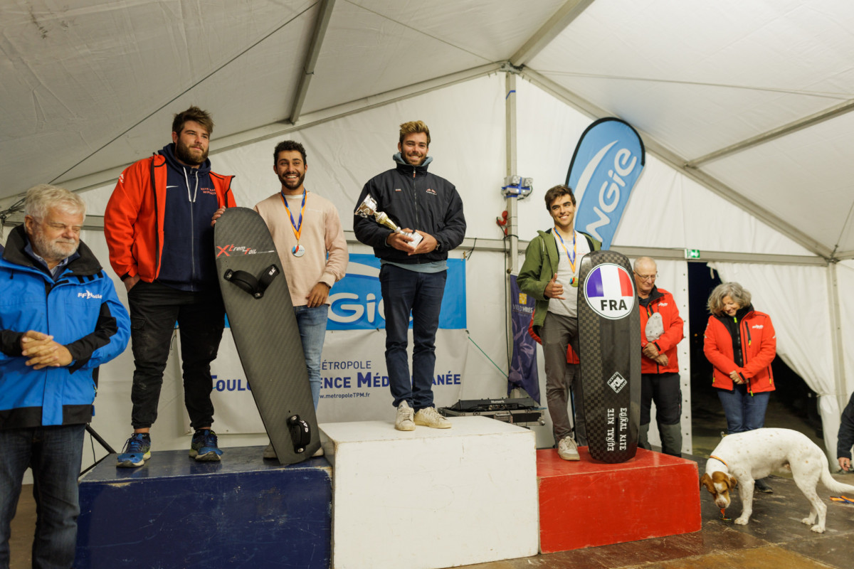 Maxime Nocher, Champion de France Kitefoil 2022 - copyright Robin Christol