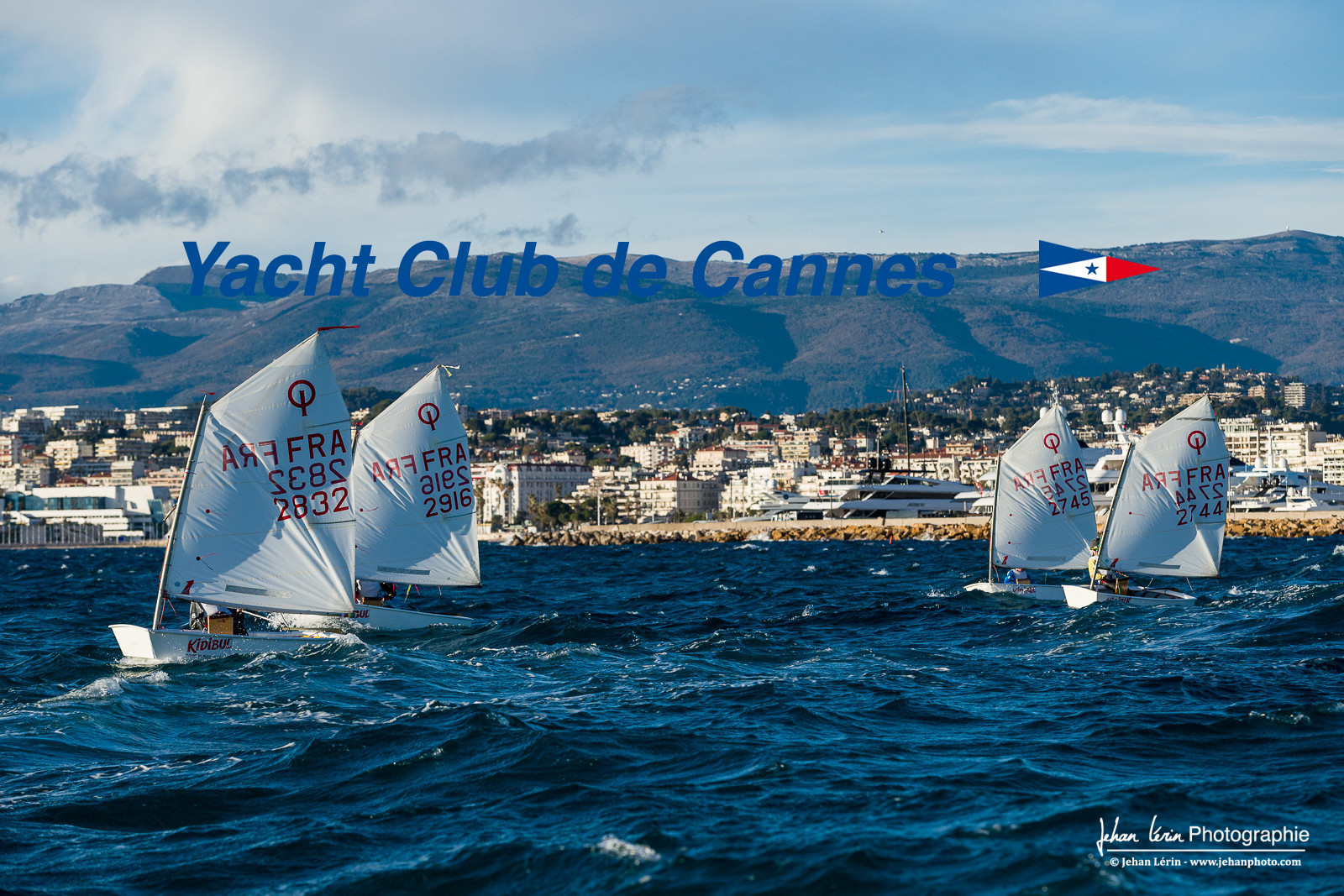 Entrainement dans la brise en Optimist Compétition