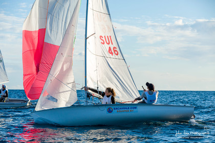 Entrâinement des équipes de 470 Mixte - Paris2024