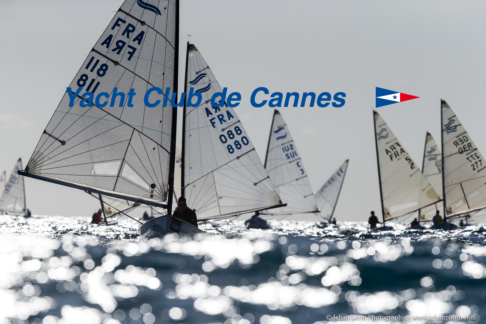 La Flotte de Finn au portant (avant la Porte sous le vent)