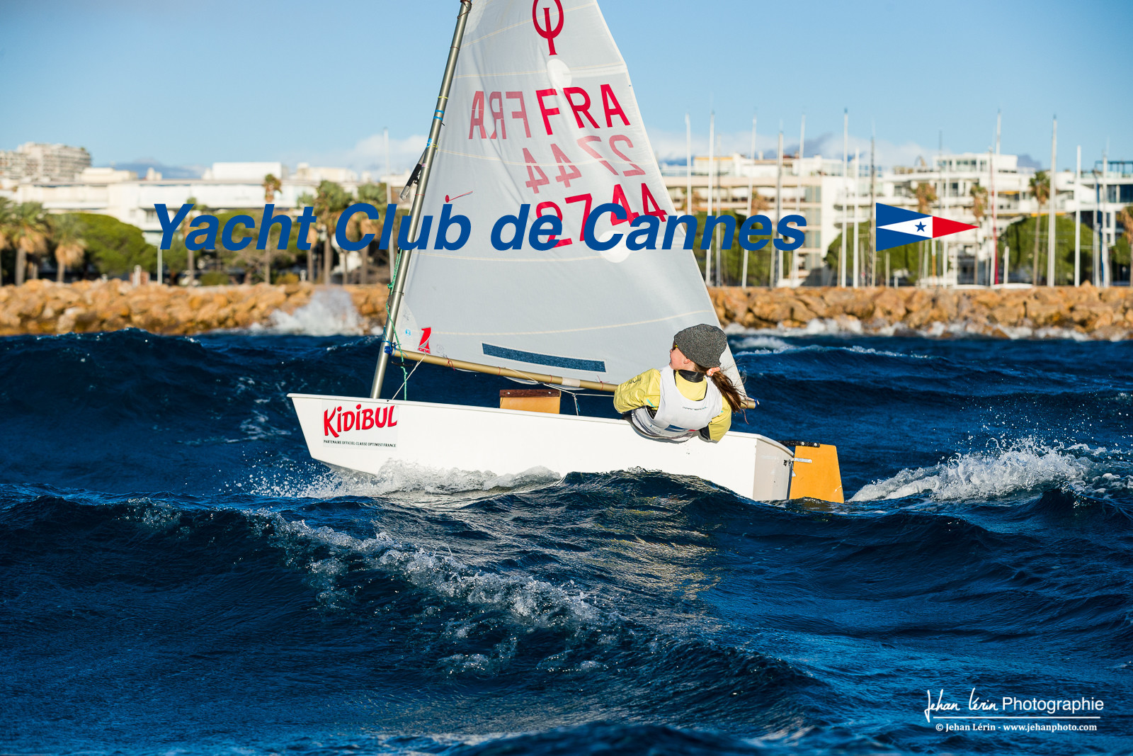 Entrainement dans la brise en Optimist Compétition